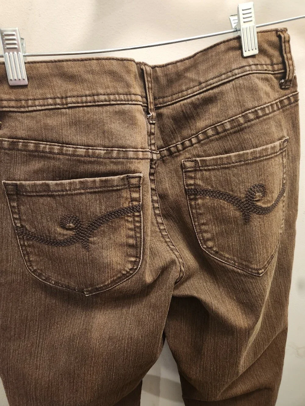 Additions By Chico's Women's Brown Stretch Skinny Jeans